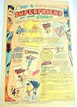 1977 Color Ad DC Super Hero T-Shirts and Beach Towels Wonder Woman, Supe... - $7.99
