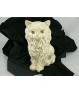 Cat Figurine Statue Home Decor Sitting Pose Unbranded Glazed Ceramic - €41,13 EUR