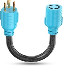 Circlecord Nema L5-30P To L14-30R Adapter Cord, 4 Prong To 3, Stw 10 Awg... - £25.94 GBP