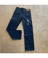 LEVI&#39;s 505 Boys Blue Jeans Strauss &amp; Co YOUTH 505 - 12 reg. 26 X 26 - £21.20 GBP