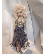 Dolly Parton Ornament Hand Made Wool Felt Silk Road Bazaar - $39.29 CAD