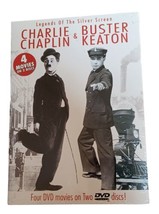 4 Movies Buster Keaton The General &amp; Steamboat Bill Jr Charlie Chaplin The Kid - £5.49 GBP