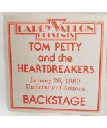 TOM PETTY - VINTAGE ORIGINAL 1980 U OF ARIZONA CLOTH CONCERT BACKSTAGE PASS - $27.39 CAD