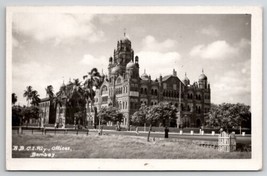 Bombay India RPPC B.B.C.I. Railway Offices Real Photo Postcard R22 - £7.02 GBP