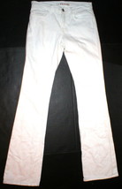  New J Brand Jeans Bailey Womens White Straight to Boot Cut 25 27 X 33 USA - £150.03 GBP