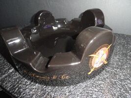 Gurkha Black Ceramic Large Size Cigar Ashtray 10" Diameter image 2