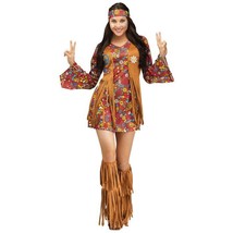 Fun World Peace And Love Hippie Adult Costume - Medium 10-14 - £56.74 GBP