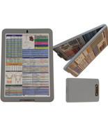 Nursing Storage Clipboard  -GRAY  -reference sheets -great for clinical - $351.23 MXN