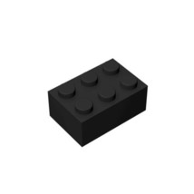 20pcs Part 3002 Brick 2X3 Black Building Pieces Block Lot of Parts Bricks Blocks - £10.33 GBP