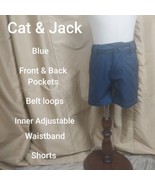 Cat &amp; Jack Blue Lightweight Pockets Inner Adjustable Waistband Shorts Si... - €4,34 EUR