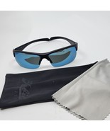 HOBIE WHARF Black Sport sunglasses with polarized cobalt blue lenses B8G... - $55.00