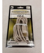Black Point Product BC-66 Vintage Computer Cable 6&#39; A to B V2.0 Premium ... - £15.41 GBP