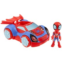 Marvel Spidey and His Amazing Friends Glow Tech Web-Crawler Toy Car, with Spidey - £26.45 GBP