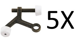 5X Stanley 57-1035 (DP57-1035) Hinge Pin Doorstops In Antique Brass - $11.17 CAD