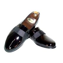 Transit Formal Patent Leather Slip-on Tuxedo Shoes Size 15 Med Black - £147.73 GBP