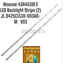 Hisense 43H4030F3 LED Backlight Strips (2) JL.D425C1330-003AS-M_V03 - $25.64