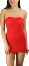 Women’s Novelty Sheer Strapless Slip Dress - $45.39