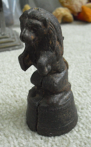 Unique Antique AC Williams 1910s Cast Iron Circus Lion on Drum Penny Bank 4 1/4&quot; - $163.35