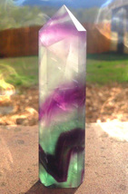 Haunted FREE W $75 FLUORITE OBELISK CLEANSE RELEASE NEG DRAW POS MAGICK   image 2
