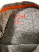 Cat &amp; Jack Girl’s Gray Halloween Spooky Cat Long Sleeve T-Shirt Size: 3T - £9.65 GBP