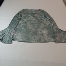 Soft &amp; Sexy American Eagle Women&#39;s Size XS Stretch Green Blouse Top Long... - $9.00