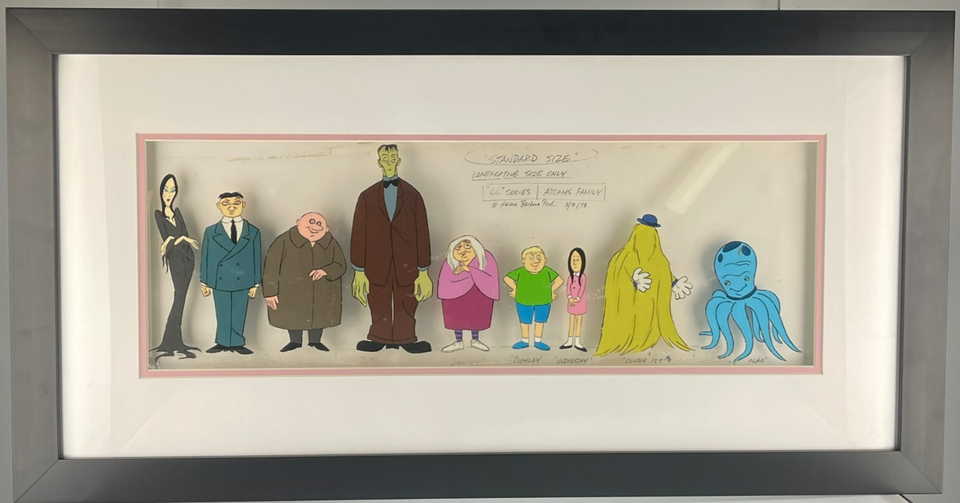 The Addams Family " 1973 Hanna-Barbera Animated Character Size Acrylic Cel-
s... Item image 6