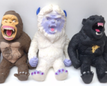 Vintage Stretch Monster Mold Monster Wolf Man King Kong Gorilla lot 3 - $19.01