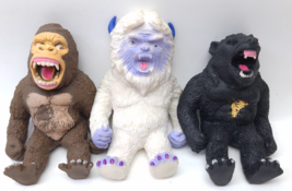 Vintage Stretch Monster Mold Monster Wolf Man King Kong Gorilla lot 3 - $19.01