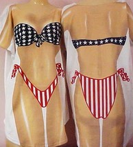 L.a. imprints shirt, Halloween costume cover-up one size Patriotic bikini - $505.98 MXN
