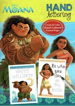 Disney Moana - Hand Lettering &amp; Doodles Activity &amp; Coloring Book - £5.57 GBP