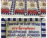 6 - Packs of Agar Agar Powder - Telephone Brand  ships from USA - £8.71 GBP