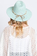 Cowboy Beach Sun Straw Hat Stylish Multi Band Rainbow Design Durable Accessories - £21.71 GBP