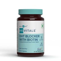 HealthKart HK Vitals DHT Blocker with Biotin Stimulates Hair Growth, 60 Tablets - £15.56 GBP