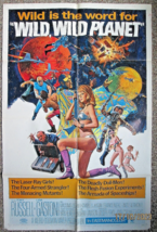 Franco Nero: (Wild Wild Planet) ORIG,1967 Movie Poster (Cult Classic Sci Fi) - £233.62 GBP
