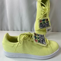 Adidas Stan Smith Shoes Womens sz 8 Sneakers Pulse Yellow Low Top Primeg... - $19.79