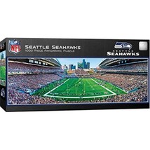 Master Pieces NFL Seattle Seahawks Stadium Panoramic Jigsaw Puzzle, 1000... - £13.92 GBP