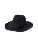 No Boundaries ~ Convertible Rancher-Fedora ~ Black ~ Soft Felt ~ Rope Tr... - $30.69 CAD