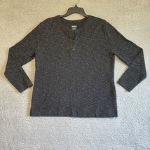 Duluth Trading Company Shirt Long Sleeve Mens Size  XL Pullover 1/4 Butt... - $14.85