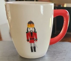 Rae Dunn Artisan Collection by Magenta ~ Red ~ Nutcracker ~ Happy Holidays ~ Mug - £20.60 GBP