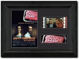 Fight Club 35mm Film Cell Display Brad Pitt Edward Norton Memorabilia + COA - $237.28 MXN+