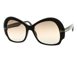 Tom Ford Zelda 874 01G Black Rose Gradient Women&#39;s Sunglasses 56-18-140 ... - $159.20