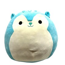 Squishmallow 12&quot; Santiago the Blue Squirrel Plush Stuffed Animal Claire&#39;s Exclus - $15.88