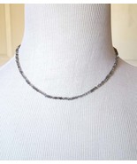 Dainty Beaded necklace Labradorite necklace Gemstone fine necklace layer... - £41.18 GBP