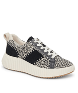 Dolce Vita Dolley Women&#39;s Sneaker, Black White Knit, Size 10,  Retro Sty... - $99.00