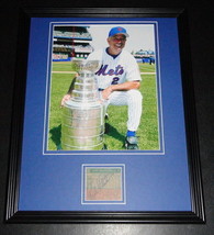 Bobby Valentine Signed Framed 11x14 Photo Display Mets w/ Stanley Cup - £50.59 GBP