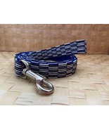 Traditional Japanese【Yagasuri 】 Pattern Dog Leash / Color: Navy-Blue - H... - £13.23 GBP