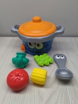 LeapFrog Cook & Play Potsy Talking Singing Learning Pot Spoon food veggies set - $24.74