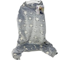 Fashion Pet Dog Shiny Star Glow in the dark Pajama Gray Size Large - £11.86 GBP