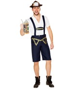 NEW Oktoberfest Beer Bud Costume Mens Large Halloween Party MSRP $75 Mis... - $407.56 MXN