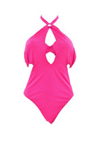 L&#39;agent By Agent Provocateur Womens Swimsuit Adrina Solid Pink Size L - £77.56 GBP